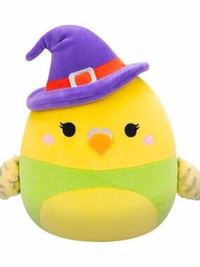 Squishmallows 8" Halloween Nellie the Parakeet